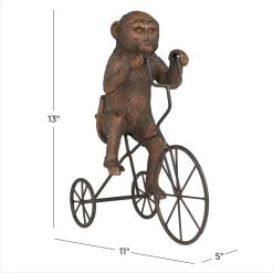 Best reviews of 🎁 Bronze Polystone Eclectic Sculpture, 13" x 5" x 12" by Ivory and Iris 🌟 -Cheap Ivory and Iris Store D611535S 6