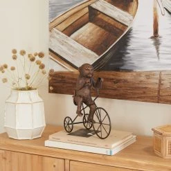 Best reviews of 🎁 Bronze Polystone Eclectic Sculpture, 13" x 5" x 12" by Ivory and Iris 🌟 -Cheap Ivory and Iris Store D611535S 7