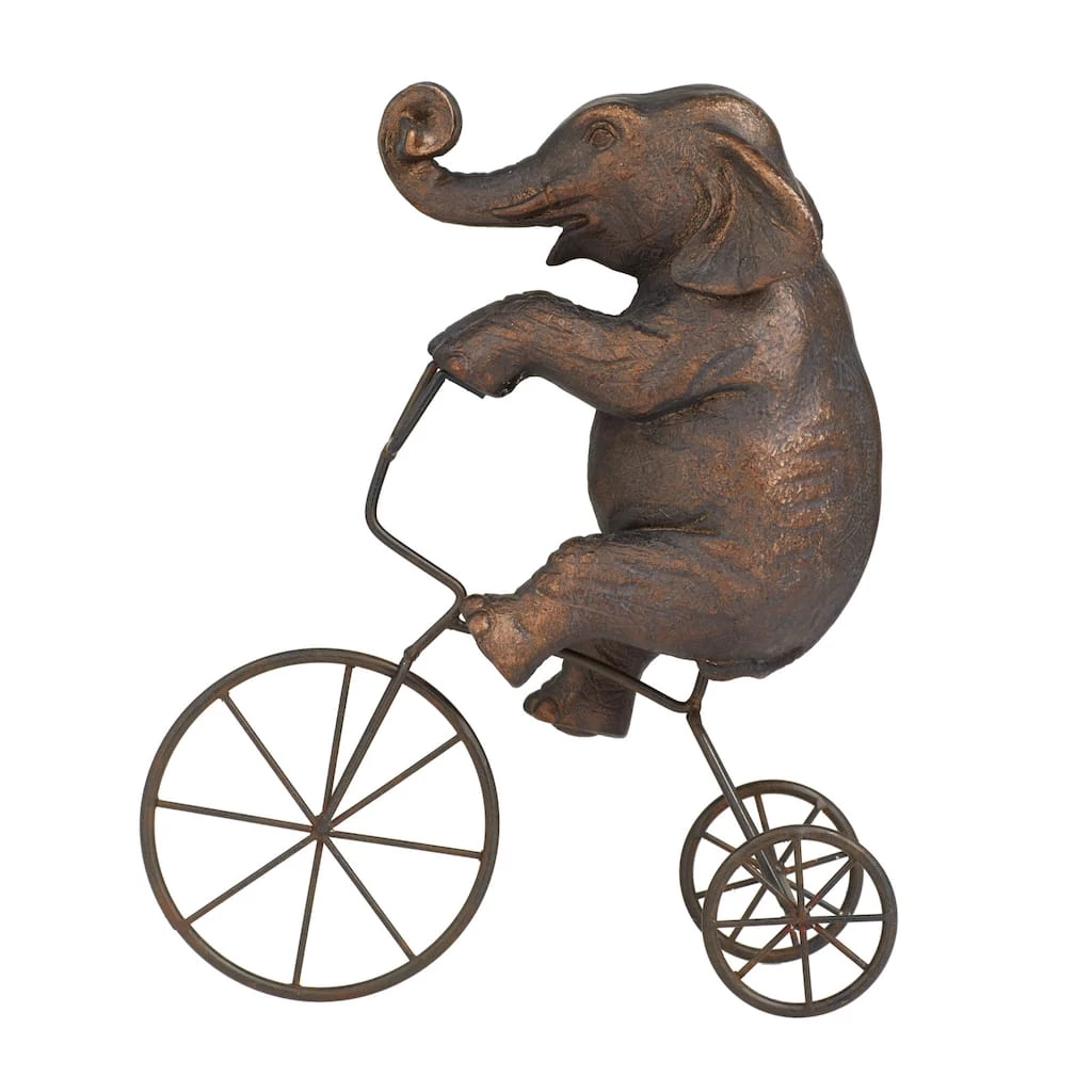 Best Sale π Bronze Polystone Eclectic Sculpture, 14" x 5" x 11" by Ivory and Iris π₯ 2 Best Sale π Bronze Polystone Eclectic Sculpture, 14" x 5" x 11" by Ivory and Iris π₯ - Image 2