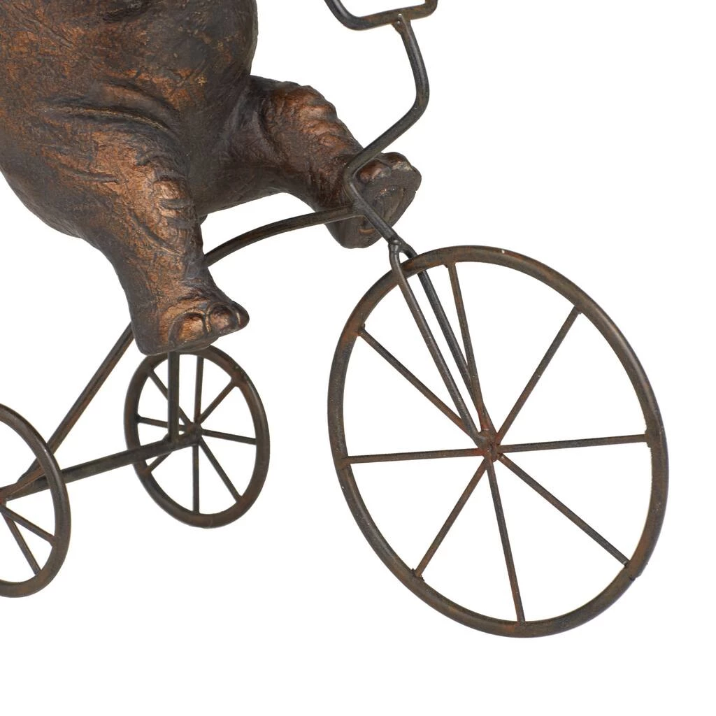 Best Sale π Bronze Polystone Eclectic Sculpture, 14" x 5" x 11" by Ivory and Iris π₯ 4 Best Sale π Bronze Polystone Eclectic Sculpture, 14" x 5" x 11" by Ivory and Iris π₯ - Image 4