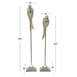 Best Sale π₯ Silver Aluminum Eclectic Bird Sculpture, Set of 2" 35", 29" by Ivory and Iris β€οΈ 10 Best Sale π₯ Silver Aluminum Eclectic Bird Sculpture, Set of 2" 35", 29" by Ivory and Iris β€οΈ -Cheap Ivory and Iris Store D611541S 5