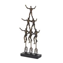 Best deal 👏 Bronze Polystone Contemporary Sculpture, 20" x 9" x 3" by Ivory and Iris 👍