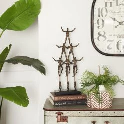 Best deal 👏 Bronze Polystone Contemporary Sculpture, 20" x 9" x 3" by Ivory and Iris 👍 -Cheap Ivory and Iris Store D612193S 8