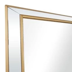 Outlet ⌛ Set of 2" Gold Glass Glam Console Table with Mirror 31" x 32" x 15" by Ivory and Iris 🎁 -Cheap Ivory and Iris Store D612321S 5