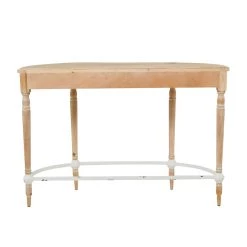 Best deal 🎁 Brown Wood Modern Farmhouse Console Table 31" x 44" x 16" by Ivory and Iris 🛒 -Cheap Ivory and Iris Store D612324S 5