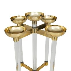 Best reviews of 👍 14" Gold Contemporary Candleholder by Ivory and Iris 🥰 -Cheap Ivory and Iris Store D612327S 3