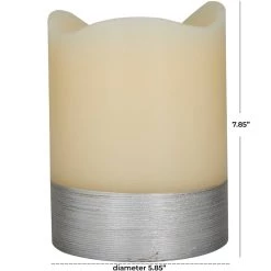 Outlet π Cream Wax LED Flameless Candle by Ivory and Iris π₯ 12 Outlet π Cream Wax LED Flameless Candle by Ivory and Iris π₯ -Cheap Ivory and Iris Store D612328S 6