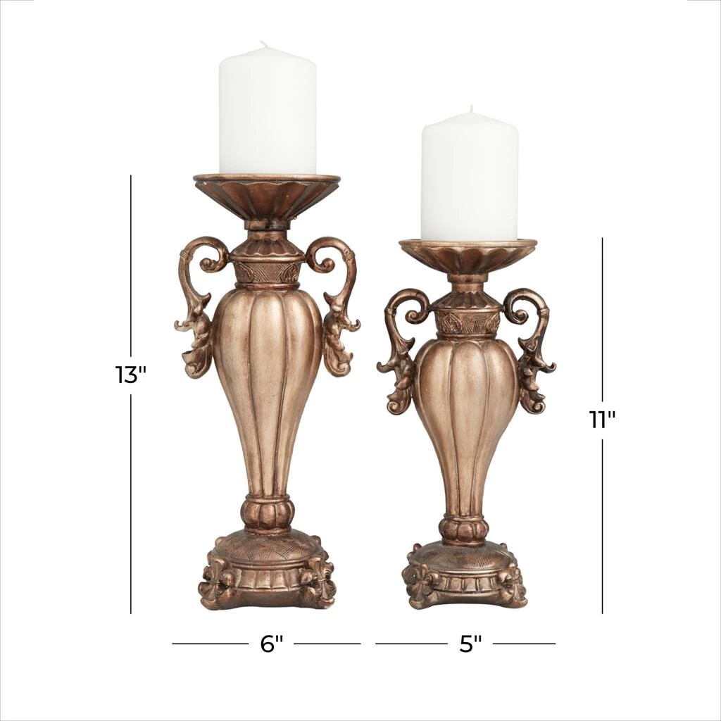 Cheap π 13" Brass Traditional Candleholder Set by Ivory and Iris π 6 Cheap π 13" Brass Traditional Candleholder Set by Ivory and Iris π - Image 6