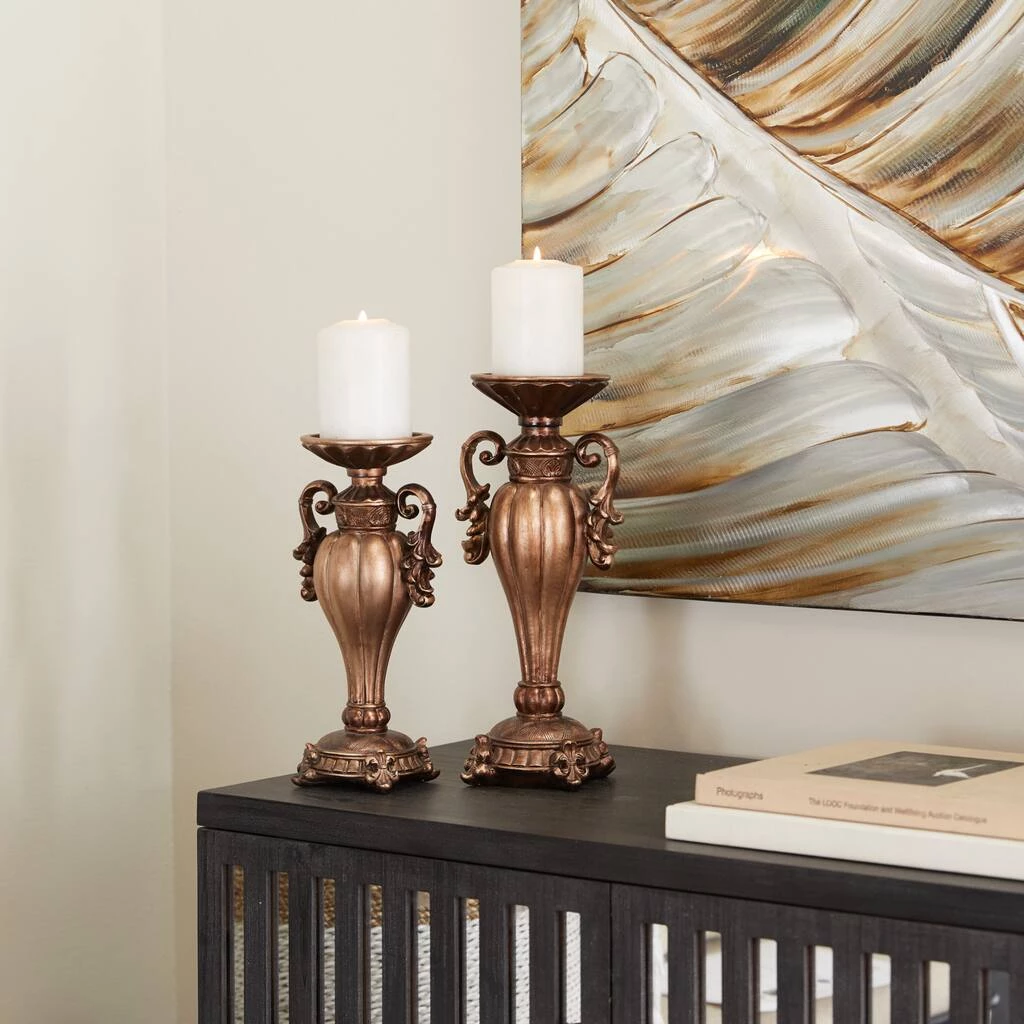 Cheap π 13" Brass Traditional Candleholder Set by Ivory and Iris π 7 Cheap π 13" Brass Traditional Candleholder Set by Ivory and Iris π - Image 7