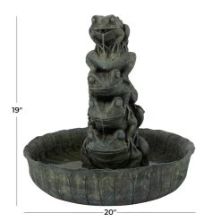 Cheap π Green Resin Rustic Fountain, 19" x 20" x 19" by Ivory and Iris π 12 Cheap π Green Resin Rustic Fountain, 19" x 20" x 19" by Ivory and Iris π -Cheap Ivory and Iris Store D612332S 6