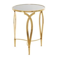 New ⌛ Black Metal Contemporary Accent Table 27" x 20" x 20" by Ivory and Iris ✨ -Cheap Ivory and Iris Store D612346S 5