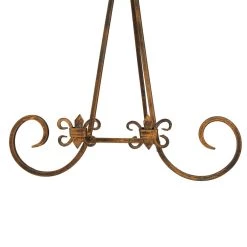 Promo 🌟 Gold Metal Traditional Easel, 12" x 11" x 15" by Ivory and Iris 🔥 -Cheap Ivory and Iris Store D615234S 3