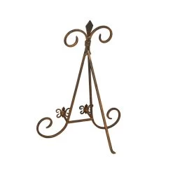 Promo 🌟 Gold Metal Traditional Easel, 12" x 11" x 15" by Ivory and Iris 🔥 -Cheap Ivory and Iris Store D615234S 5