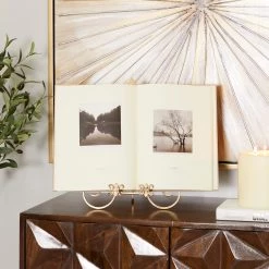 Promo 🌟 Gold Metal Traditional Easel, 12" x 11" x 15" by Ivory and Iris 🔥 -Cheap Ivory and Iris Store D615234S 8