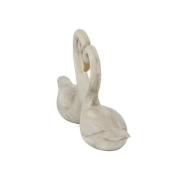 Budget ⌛ White MGO Country Cottage Garden Sculpture, 17" x 32" x 7" by Ivory and Iris ⌛ -Cheap Ivory and Iris Store D615236S 3