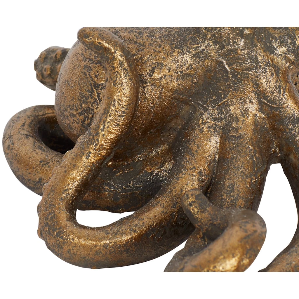 Best Sale π Black Polystone Coastal Sculpture, Octopus 5" x 11" x 7" by Ivory and Iris β 5 Best Sale π Black Polystone Coastal Sculpture, Octopus 5" x 11" x 7" by Ivory and Iris β - Image 5