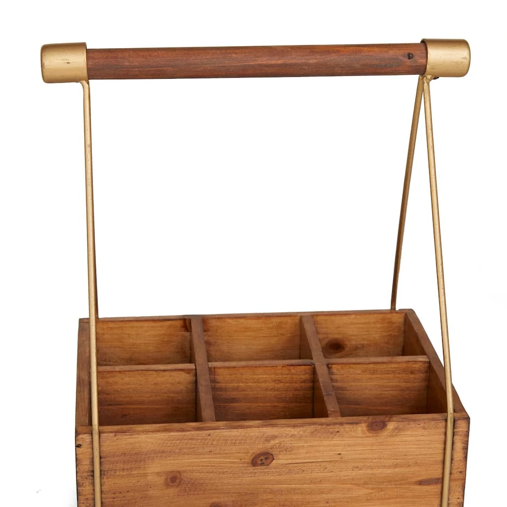 Cheapest π Light Brown Metal Modern Farmhouse Standing Wine Rack 16" x 12" x 8" by Ivory and Iris π 4 Cheapest π Light Brown Metal Modern Farmhouse Standing Wine Rack 16" x 12" x 8" by Ivory and Iris π - Image 4