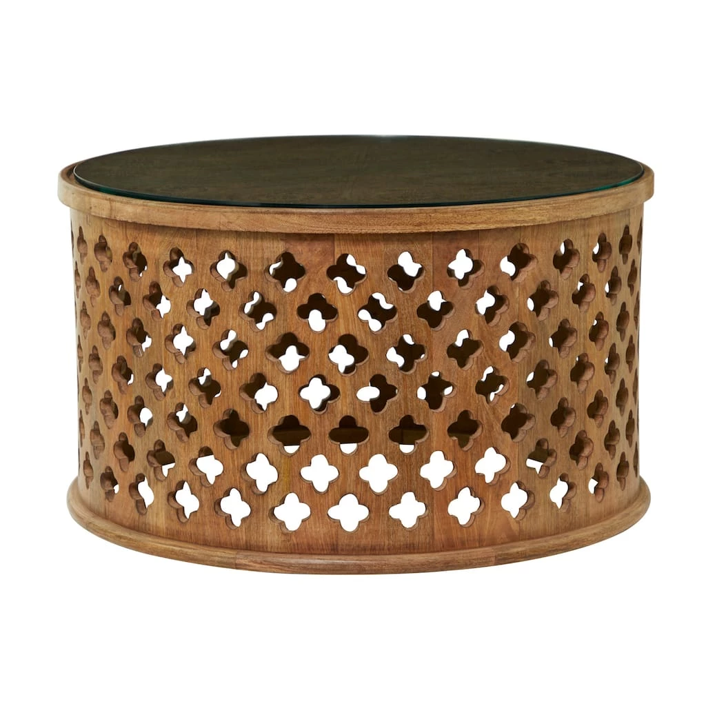 New π Brown Wood Rustic Coffee Table 18" x 32" x 32" by Ivory and Iris π 2 New π Brown Wood Rustic Coffee Table 18" x 32" x 32" by Ivory and Iris π - Image 2