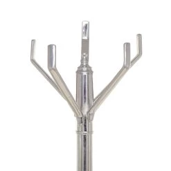 Best Pirce 🤩 Silver Aluminum Contemporary 🧥 Coat Rack, 69" x 15" x 15" by Ivory and Iris 👍 -Cheap Ivory and Iris Store D615590S 4