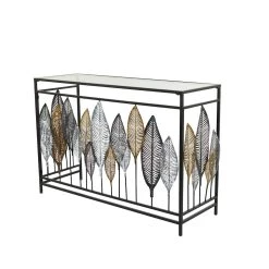 New β€οΈ Black Metal Contemporary Console Table, 30" x 44" x 16" by Ivory and Iris π§¨