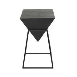 Cheap 🔥 Black Metal Modern Accent Table, 24" x 20" x 17" by Ivory and Iris 🤩