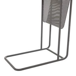 Best deal 🎉 Black Metal Industrial Accent Table 25" x 20" x 12" by Ivory and Iris 👍 -Cheap Ivory and Iris Store D615602S 4