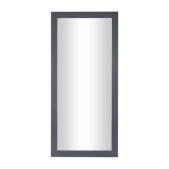Promo 😀 Grey Wood Modern Wall Mirror 70" x 33" by Ivory and Iris 👏
