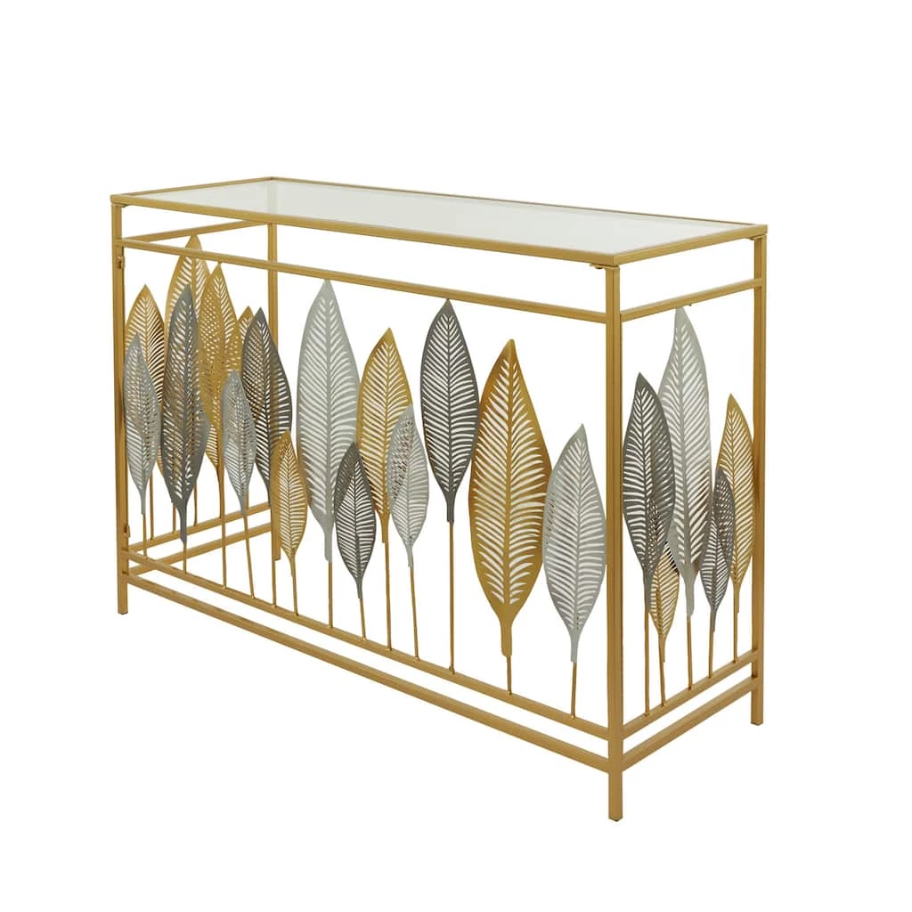 Wholesale π Gold Metal Contemporary Console Table, 30" x 44" x 16" by Ivory and Iris π 1 Wholesale π Gold Metal Contemporary Console Table, 30" x 44" x 16" by Ivory and Iris π