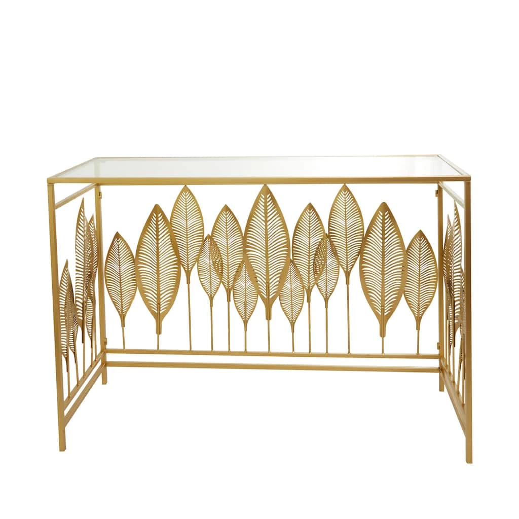 Wholesale π Gold Metal Contemporary Console Table, 30" x 44" x 16" by Ivory and Iris π 6 Wholesale π Gold Metal Contemporary Console Table, 30" x 44" x 16" by Ivory and Iris π - Image 6