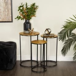 Discount β Set of 3" Gold Aluminum Transitional Accent Table, 15" x 15" x 15" by Ivory and Iris π 19 Discount β Set of 3" Gold Aluminum Transitional Accent Table, 15" x 15" x 15" by Ivory and Iris π -Cheap Ivory and Iris Store D615622S 10