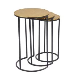 Discount β Set of 3" Gold Aluminum Transitional Accent Table, 15" x 15" x 15" by Ivory and Iris π 17 Discount β Set of 3" Gold Aluminum Transitional Accent Table, 15" x 15" x 15" by Ivory and Iris π -Cheap Ivory and Iris Store D615622S 8