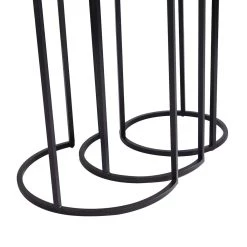 Best Pirce π₯ Set of 3" Silver Aluminum Transitional Accent Table, 15" x 15" x 15" by Ivory and Iris π― 13 Best Pirce π₯ Set of 3" Silver Aluminum Transitional Accent Table, 15" x 15" x 15" by Ivory and Iris π― -Cheap Ivory and Iris Store D615632S 4