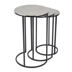 Best Pirce π₯ Set of 3" Silver Aluminum Transitional Accent Table, 15" x 15" x 15" by Ivory and Iris π― 17 Best Pirce π₯ Set of 3" Silver Aluminum Transitional Accent Table, 15" x 15" x 15" by Ivory and Iris π― -Cheap Ivory and Iris Store D615632S 8