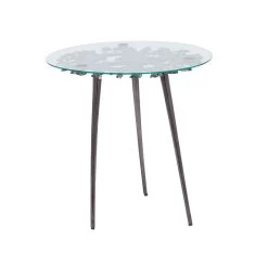 Best reviews of 🎁 Black Aluminum Modern Accent Table, 22" x 22" x 22" by Ivory and Iris 🎉