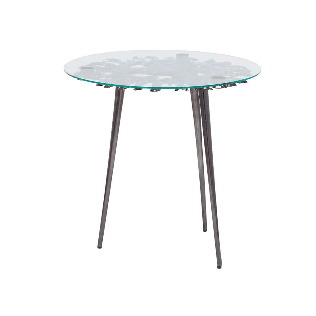 Best reviews of π Black Aluminum Modern Accent Table, 22" x 22" x 22" by Ivory and Iris π 5 Best reviews of π Black Aluminum Modern Accent Table, 22" x 22" x 22" by Ivory and Iris π - Image 5