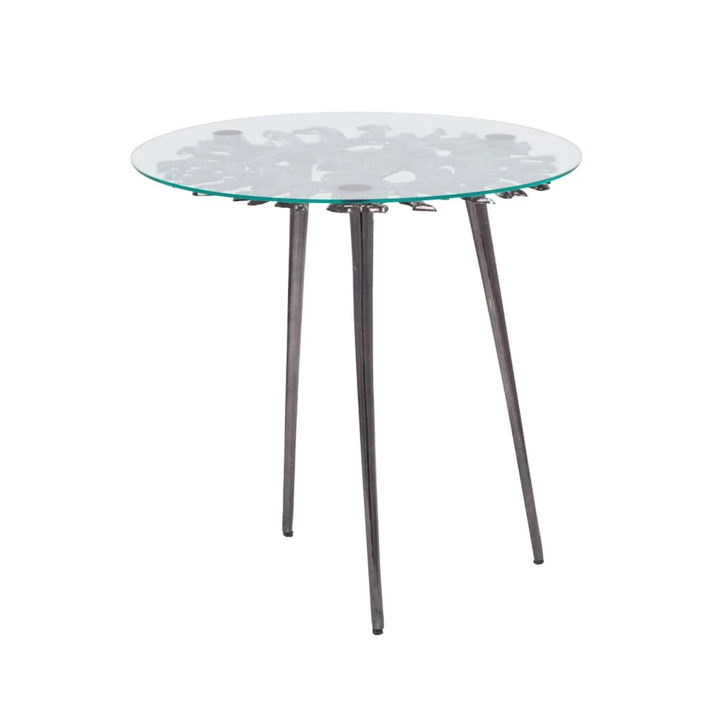 Best reviews of π Black Aluminum Modern Accent Table, 22" x 22" x 22" by Ivory and Iris π 6 Best reviews of π Black Aluminum Modern Accent Table, 22" x 22" x 22" by Ivory and Iris π - Image 6