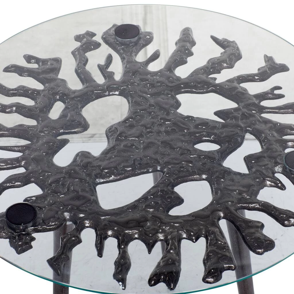 Best reviews of π Black Aluminum Modern Accent Table, 22" x 22" x 22" by Ivory and Iris π 7 Best reviews of π Black Aluminum Modern Accent Table, 22" x 22" x 22" by Ivory and Iris π - Image 7