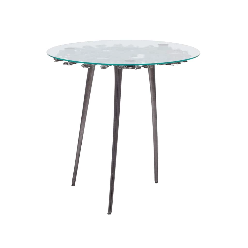 Best reviews of π Black Aluminum Modern Accent Table, 22" x 22" x 22" by Ivory and Iris π 8 Best reviews of π Black Aluminum Modern Accent Table, 22" x 22" x 22" by Ivory and Iris π - Image 8