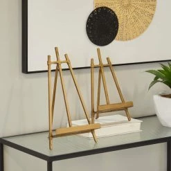 New 🤩 Gold Traditional Easel, by Ivory and Iris 😍 -Cheap Ivory and Iris Store D616347S 8