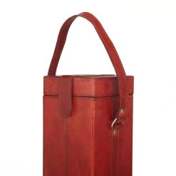 Coupon 🧨 Red Modern Wine Holder, 5" x 5" x 15" by Ivory and Iris 😉 -Cheap Ivory and Iris Store D616367S 3