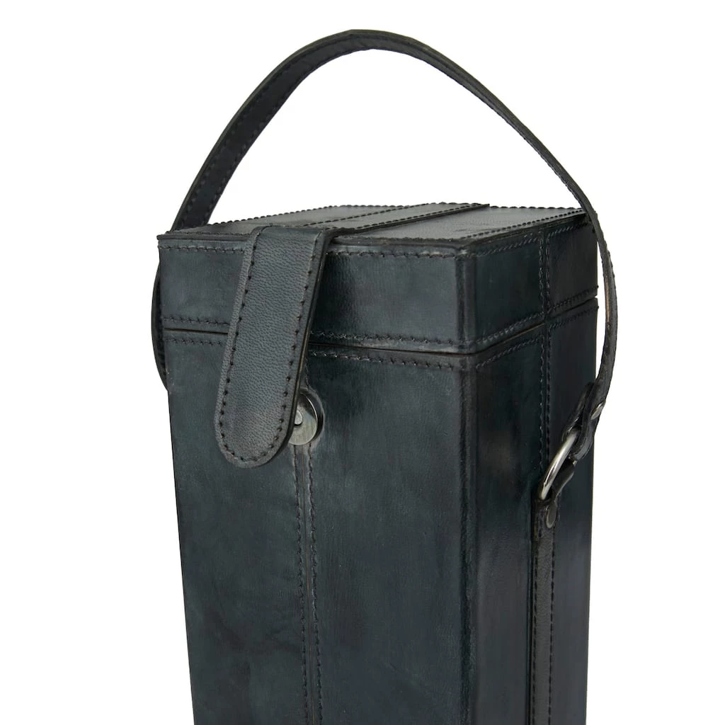 Best deal π Blue Modern Wine Holder, 5" x 5" x 19" by Ivory and Iris π 3 Best deal π Blue Modern Wine Holder, 5" x 5" x 19" by Ivory and Iris π - Image 3