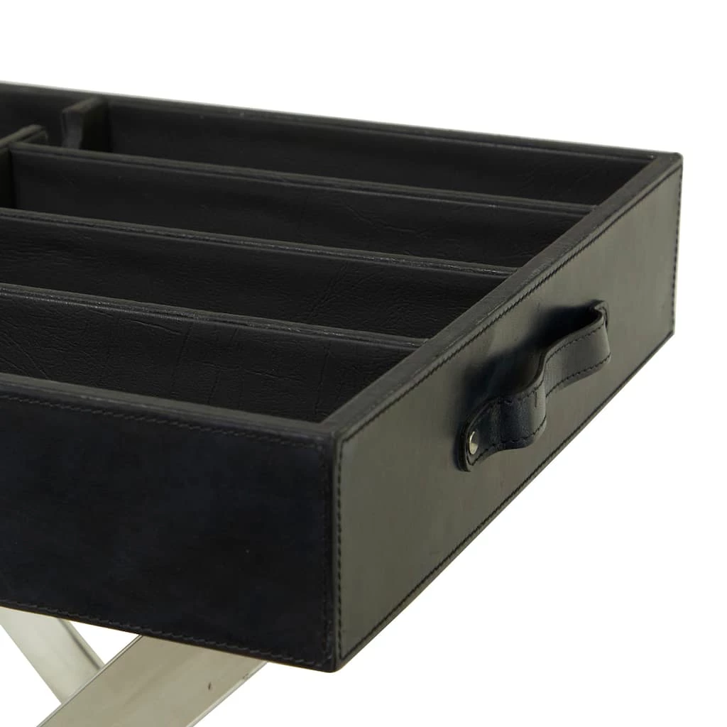 Budget π Black Modern Wine Holder, 24" x 16" x 26" by Ivory and Iris β€οΈ 4 Budget π Black Modern Wine Holder, 24" x 16" x 26" by Ivory and Iris β€οΈ - Image 4