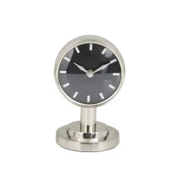 Cheap 🌟 Silver Modern Abstract Clock, 4" x 4" x 7" by Ivory and Iris 😍