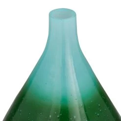 New 💯 18" Green Glass Modern Vase by Ivory and Iris 🤩 -Cheap Ivory and Iris Store D616595S 4