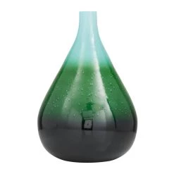 New 💯 18" Green Glass Modern Vase by Ivory and Iris 🤩 -Cheap Ivory and Iris Store D616595S 5