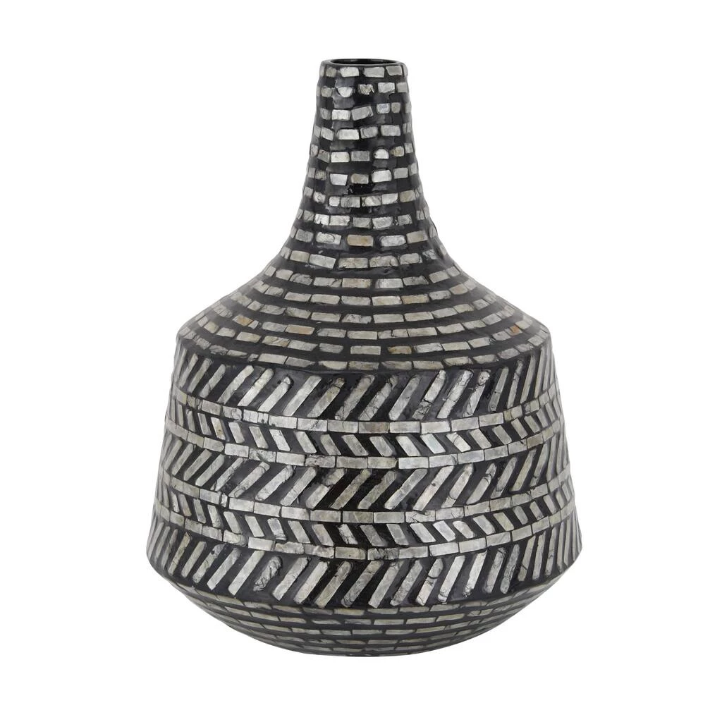Top 10 π€© 16" Black Shell Contemporary Vase by Ivory and Iris π 2 Top 10 π€© 16" Black Shell Contemporary Vase by Ivory and Iris π - Image 2