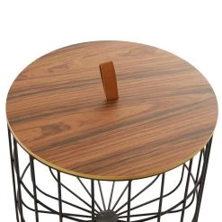 Best reviews of ⭐ Brown Metal Contemporary Storage Basket Set by Ivory and Iris ✨ -Cheap Ivory and Iris Store D616606S 4