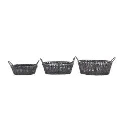Best Sale 🎉 Gray Contemporary Storage Baskets, 3ct. by Ivory and Iris 🛒 -Cheap Ivory and Iris Store D616743S 6