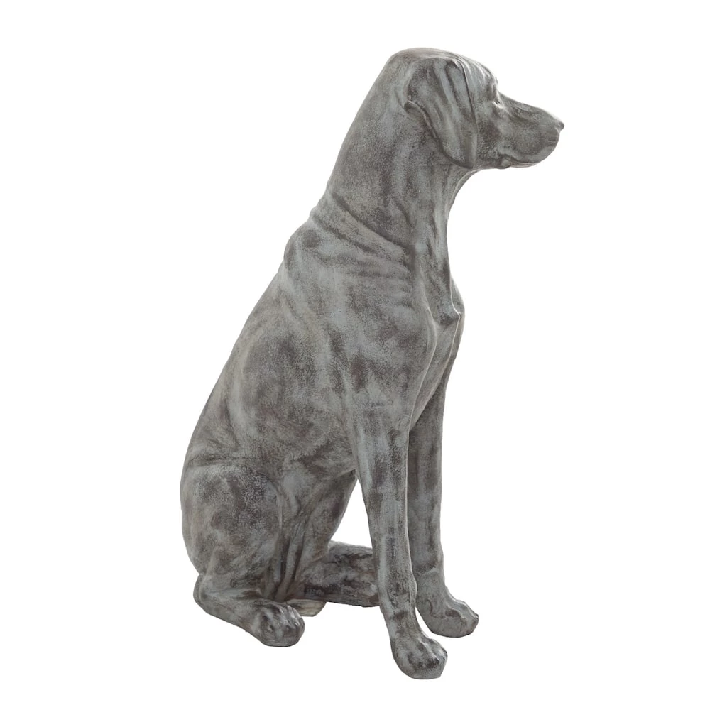 Outlet 𧨠Black Modern farmhouse πΆ Dog Garden Sculpture, 16" x 9" x 26" by Ivory and Iris π 2 Outlet 𧨠Black Modern farmhouse πΆ Dog Garden Sculpture, 16" x 9" x 26" by Ivory and Iris π - Image 2