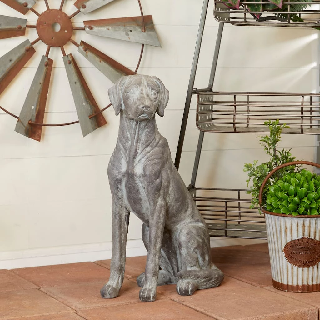 Outlet 𧨠Black Modern farmhouse πΆ Dog Garden Sculpture, 16" x 9" x 26" by Ivory and Iris π 7 Outlet 𧨠Black Modern farmhouse πΆ Dog Garden Sculpture, 16" x 9" x 26" by Ivory and Iris π - Image 7